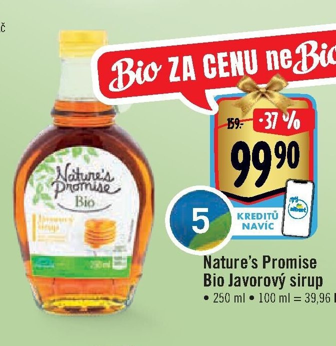 Nature's Promise Bio Javorový sirup