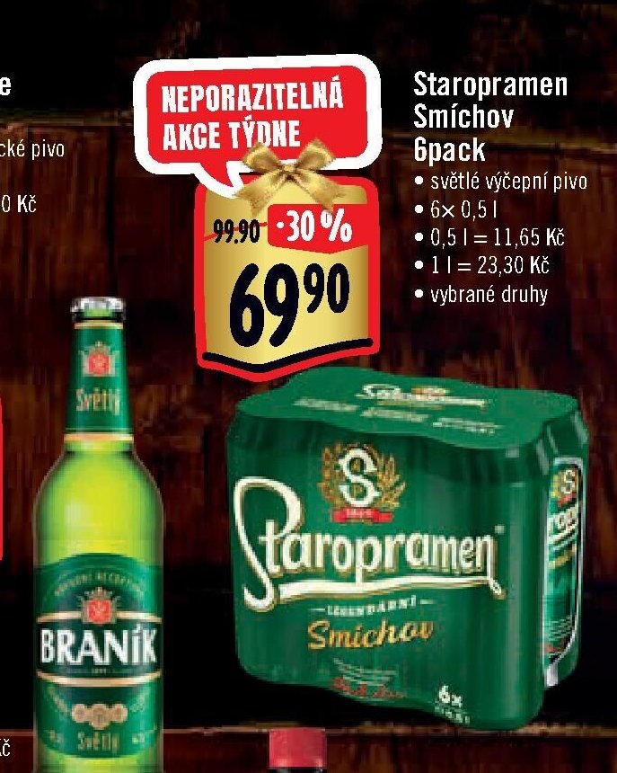 Staropramen Smíchov 6pack