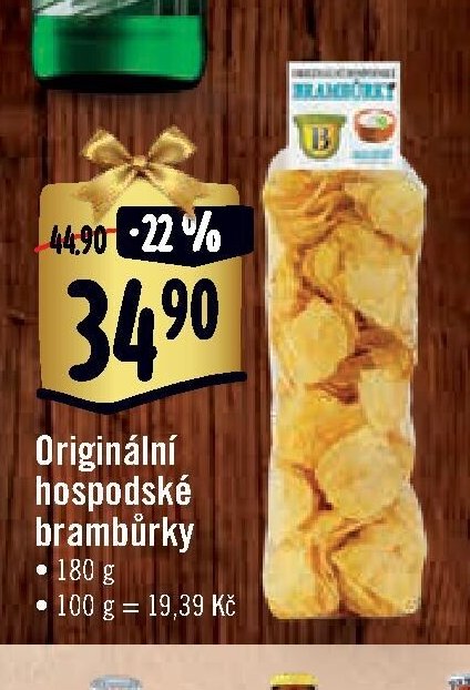 Originální hospodské brambůrky