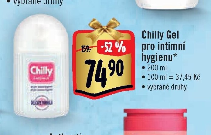 Chilly Gel pro intimní hygienu
