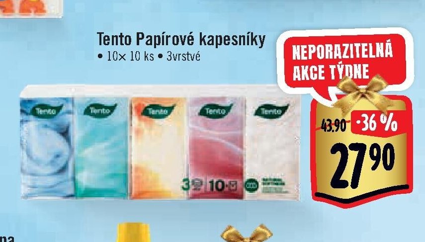 Tento Papírové kapesníky