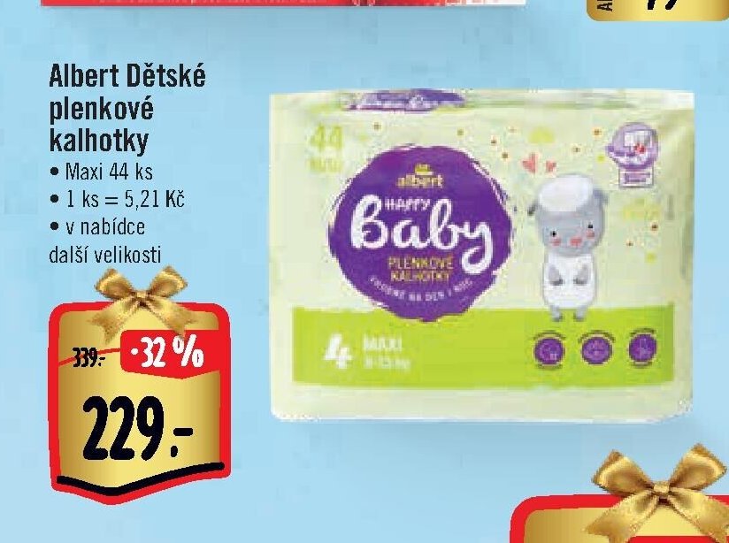 Albert Dětské plenkové kalhotky