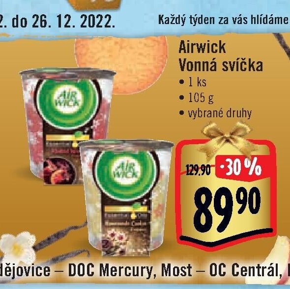 Airwick Vonná svíčka