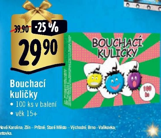 Bouchací kuličky