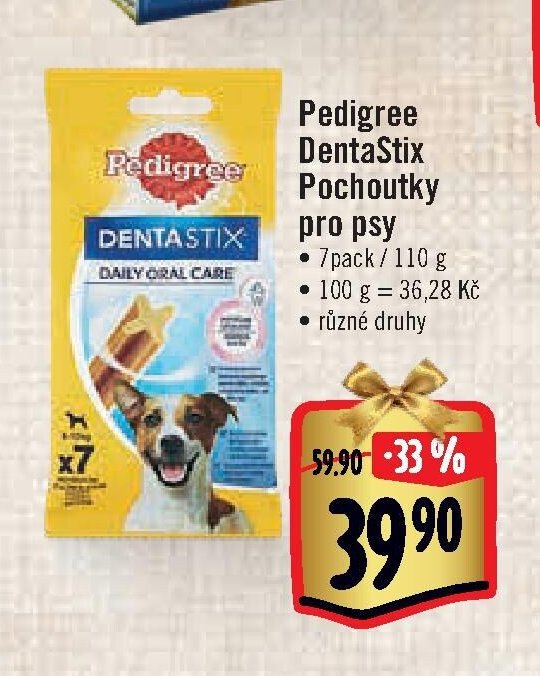 Pedigree DentaStix Pochoutky pro psy