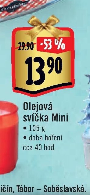 Olejová svíčka Mini
