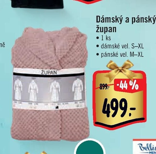 Dámský a pánský župan