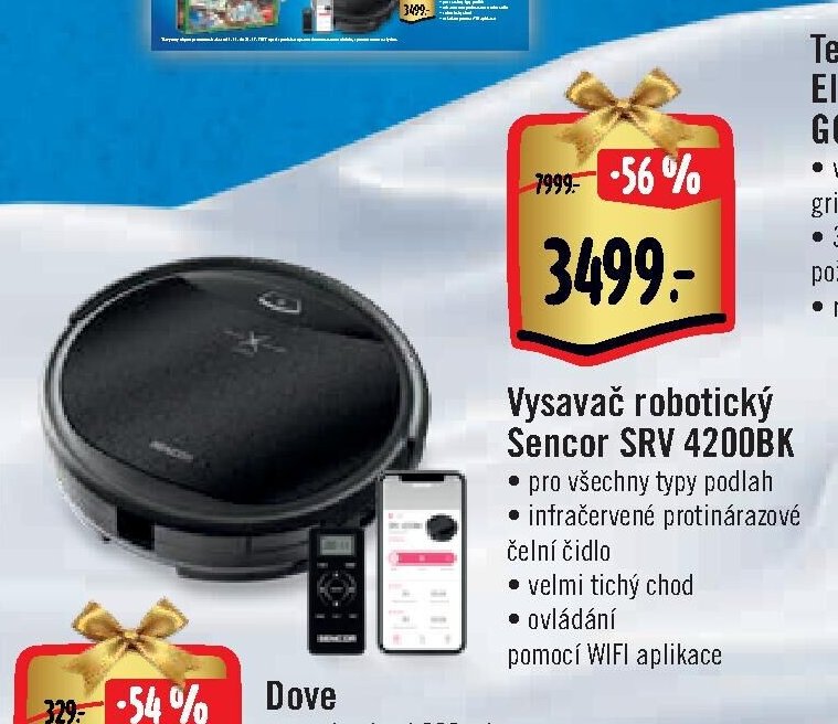 Vysavač robotický Sencor SRV 4200BK