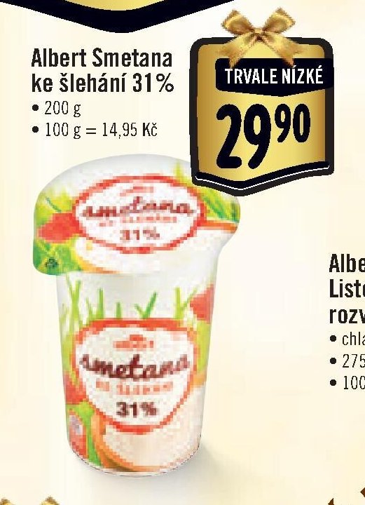 Albert Smetana ke šlehání 31% 200 g