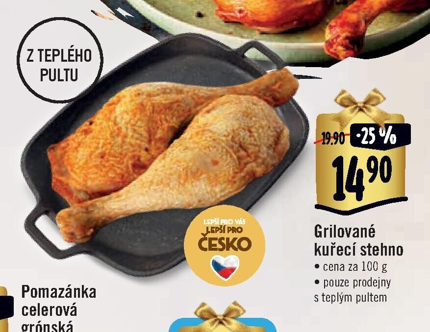 Grilované kuřecí stehno