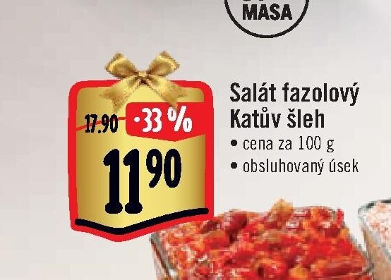 Salát fazolový Katův šleh