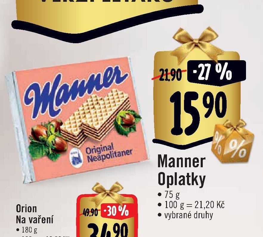 Manner Oplatky