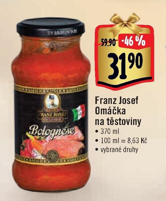 Franz Josef Omáčka na těstoviny