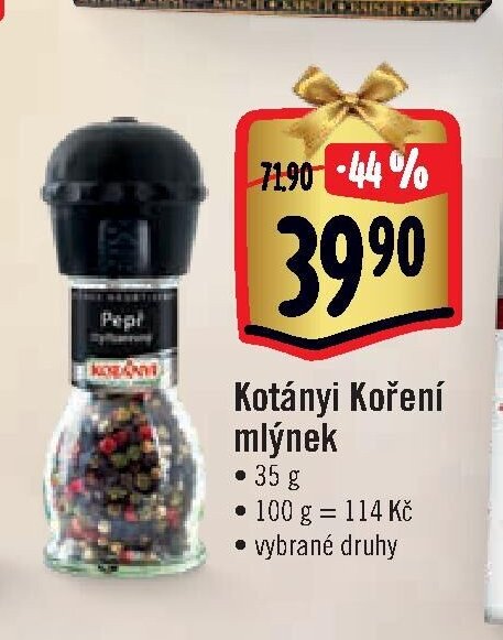 Kotányi Kořením mlýnek