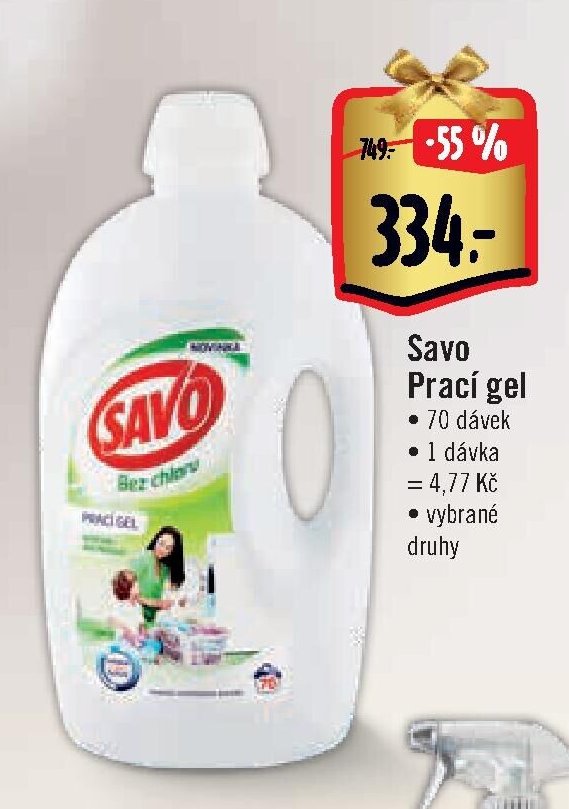 Savo Prací gel