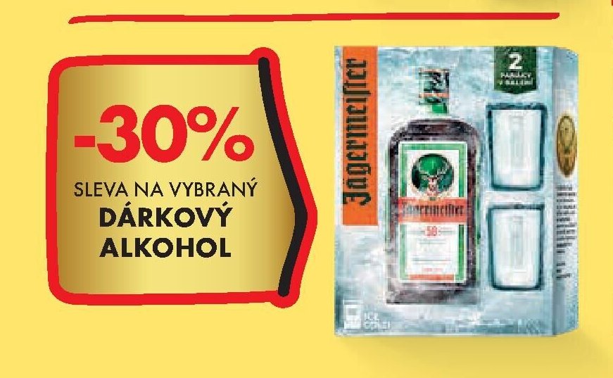 Sleva na vybraný dárkový alkohol