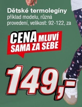 Dětské termolegíny