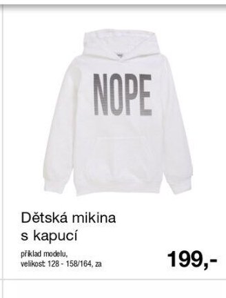Dětská mikina s kapucí