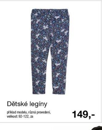 Dětské legíny