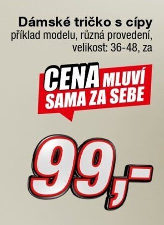 Dámské tričko s cípy