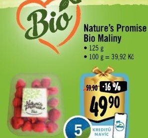 Maliny bio Nature'