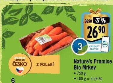 Mrkev bio Nature'