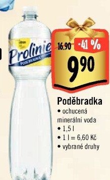 Ochucená voda Poděbradka