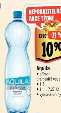 Přírodní voda Aquila