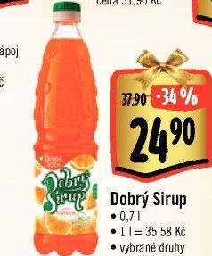 Sirup Dobrá voda