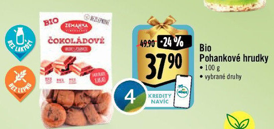 Sušenky hrudky bez lepku bio Biopekárna Zemanka