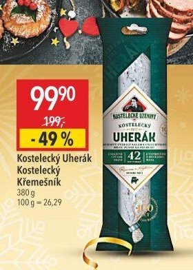 Kostelecké uzeniny Kostelecký Křemešník