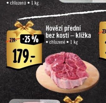 Hovězí přední bez kosti – kližka