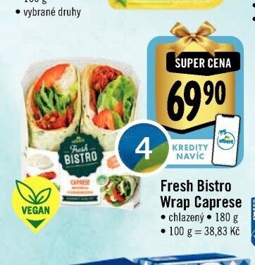 Fresh Bistro Wrap Caprese