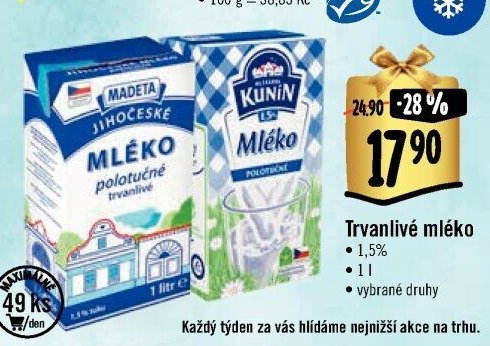 Trvanlivé mléko