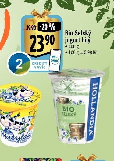 Bio Selský jogurt bílý