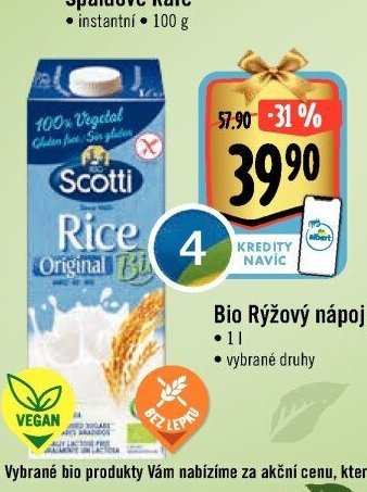 Bio Rýžový nápoj