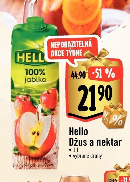 Hello Džus a nektar