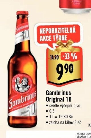 Gambrinus Original 10