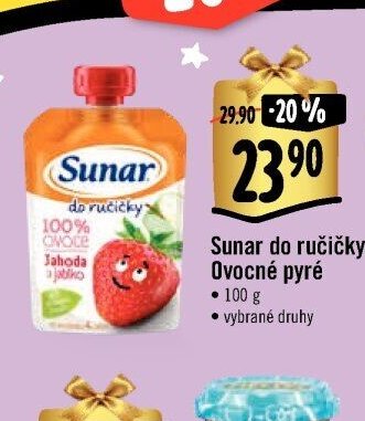 Sunar do ručičky Ovocné pyré