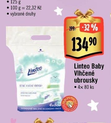 Linteo Baby Vlhčené ubrousky