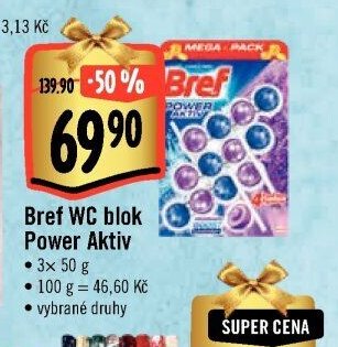 Bref WC blok Power Aktiv
