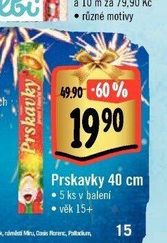 Prskavky 40 cm