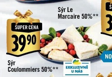 Sýr Coulommiers 50%**