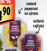 zelené peperoni se sýrem