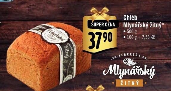 Chléb Mlynářský žitný Albert