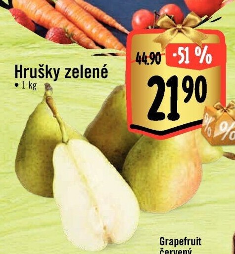 Hrušky zelené