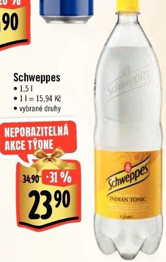 Limonáda Schweppes