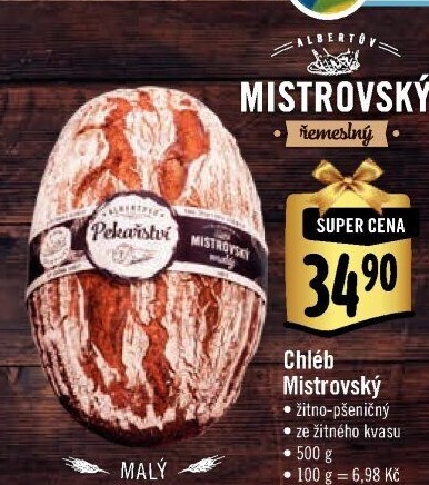 Mistrovský chléb Albert