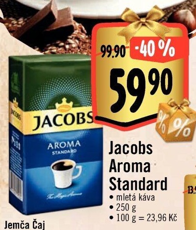 Mletá káva Jacobs Aroma Standard