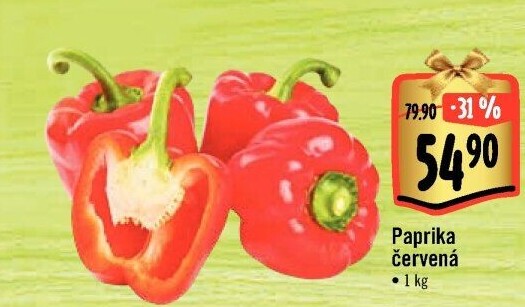 Paprika červená